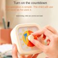 Multi functional 60-Minute Visual Timer Silent Visualization Countdown Timer Time Management Loud Kitchen Cooking Timer Kids Study. 