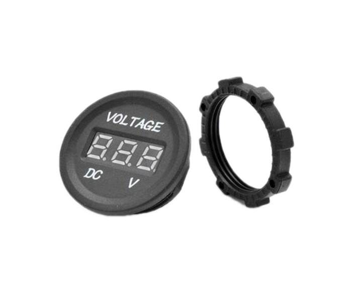 DC 12V Power Outlet Digital LED Voltmeter Charger Socket