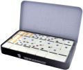 Double Six Color Dot Dominoes Game Set - Premium Classic 28 Pieces Dominoes Set in Tin Case - Six Dot Domino Match and Educational Toy. 