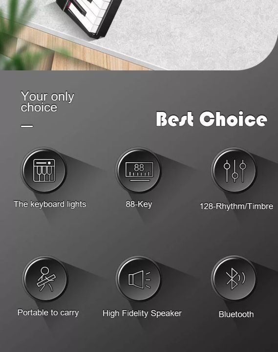 N-AUDIO%20Piano%2088-Keys%20Foldable,%20Portable,%20Multifunctional%20Digital%20Electronic%20Rechargeable%20Keyboard%20Piano%20for%20Professional%20&%20Beginner%20Students%20with%20Bluetooth%20App,%20Stand%20&%20Stool%20-%20Image%202