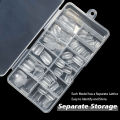 120pcs XXS Extra Short Square Nail Tips Half Matte Pre-shaped Nail for Small Nail Bed Poly Nail Extensions Press on Nails. 
