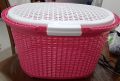 Daxer Rattan Plastic Baby Basket. 