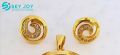 Pendant & Earrings for Women Gold Derana Design for Girls SJ-WPE. 