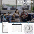 Smart WiFi Switch 16A mini Works with Smart Life/Tuya APP Alexa Google Home/Siri Support 3 methods of control, With power meter & without power meter. 