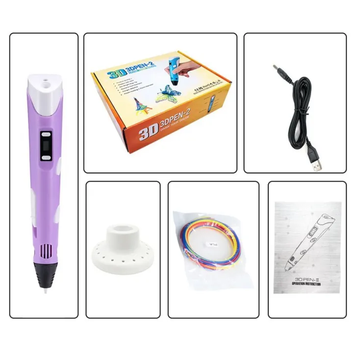 3D%20Printing%20Pen%20Arts%20Printer%20Set%20PLA%20Filament%20Drawing%20Kids%20Creative%20Toy%20Gift%2036M%20PLA%20Filaments%20+USB%203D%20Pens%20-%20Image%202