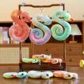 Dadomyd plush soft stuffed fluffy 2025 Chinese Year collection key chain cute snake mascot pendant doll Spring Festival. 
