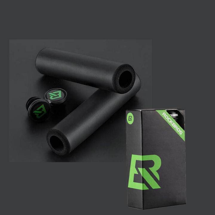 RockBROS%20Bike%20Grips%20Foam%20Single%20Lock%20on%20Bicycle%20Handle%20Bar%20Soft%20Comfortable%20Non-Slip%20Bike%20Handle%20Grips%20for%20BMX%20Mountain%20MTB%20Beach%20Cruiser%20Scooter%20-%20Image%205