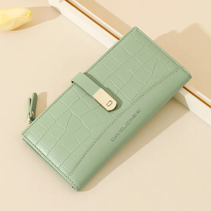 David%20Jones%20Paris%20Long%20Crocodile%20Wallet%202%20Fold%20Phone%20Card%20Holder%20Organiser%20for%20Women%20and%20Gilrs%20-%20Image%205