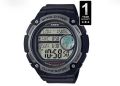 Casio Youth Digital Black Resin Digital Watch For Men. 