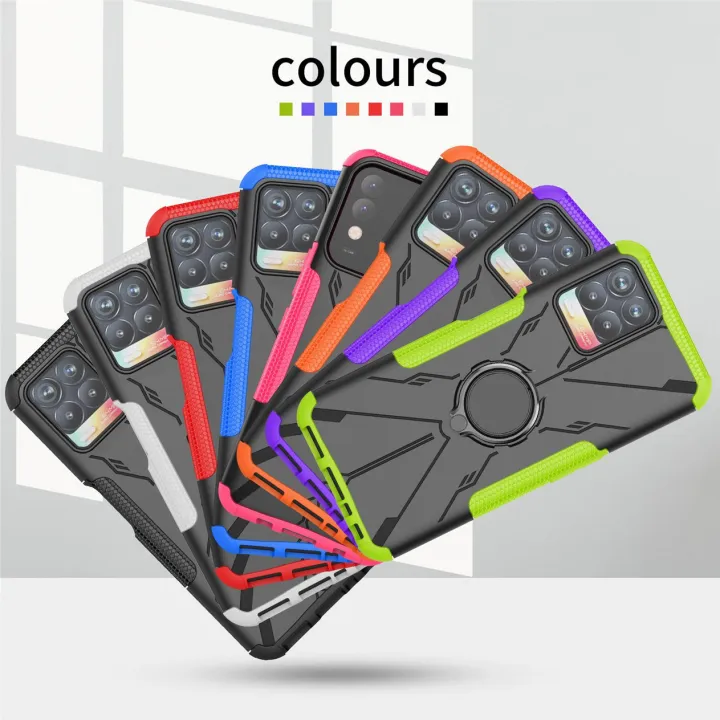 For%20Infinix%20Hot%2010%20Lite%20/%20Infinix%20Smart%205%20/%20X657%20Phone%20Case%20TPU%20and%20PC%20Solid%20Color%20Armor%20Kickstand%20Casing%20Buffer%20Shockproof%20Stand%20Holder%20Back%20Cover%20-%20Image%208