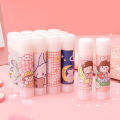 1/2PCS Cute Cartoon PVA Solid Glue Office Supplies Small Size Student Stationery Glue Stick. 