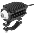 Motorcycle Projector Lens Dual Color Car ATV LED Headlight Auxiliary Spotlight for Scooter Lamp. 