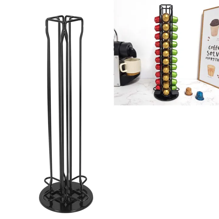 40%20Capsule%20Coffee%20Pod%20Holder,%20Coffee%20Pod%20Carousel%20Storage%20Organizer%20Low%20Noise%20Durable%20for%20Bar%20Counter%20-%20Image%205
