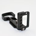 1 Pcs Holder Hand Grip Vertical L Bracket for Sony A6100/A6300/A6400 Digital Camera Silver Grey. 