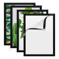 Magnetic Photo Frame Self-adhesive Picture Frame Rectangle Poster Painting Frame Picture Display Rack Wall Sticky Photo. 
