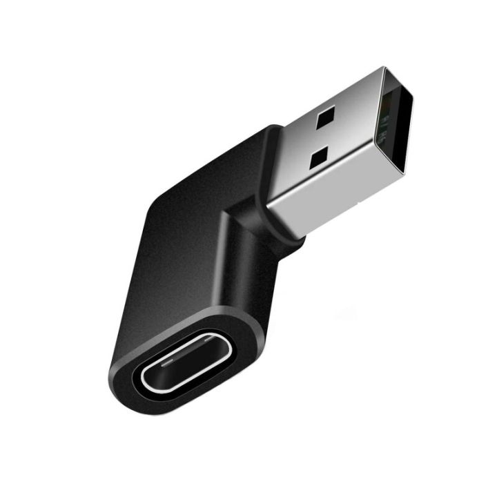 90 Degree USB C Type C Female to USB 3.0 Male Charging OTG Adapter ...