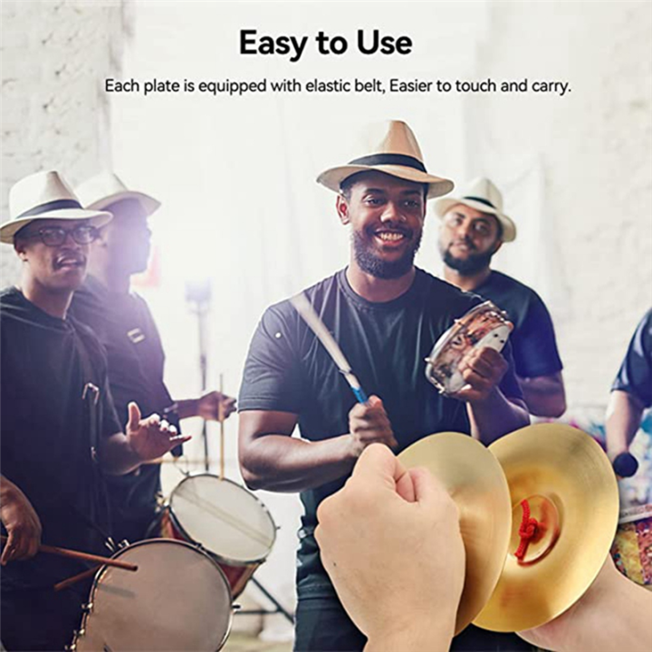Crash%20Cymbal%20Finger%20Cymbals%20Pack%20of%202%20Brass%20Hand%20Pool%20Percussion%20Instrument%20Toy%20for%20Children%20Adults%20-%20Image%205