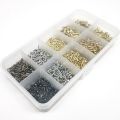 1700pcs/set Small Mini Nail Tack for Jewelry Box Case Dollhouse Hinge DIY Golden Silver Antique Brass Bronze. 