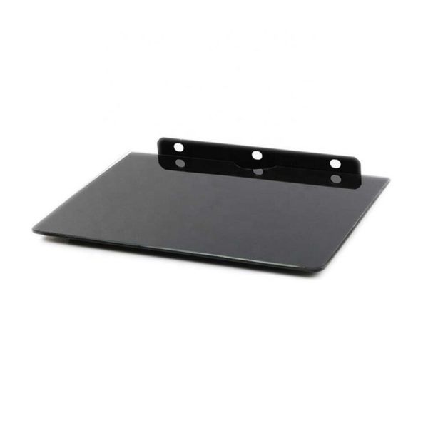 Glass Bracket for DTV Decoders, DVD player, Peo TV , DVR Satellite Receiver Router Phone Remote - Wall Mount