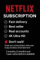 Netflix 3 Month 4K UHD. 