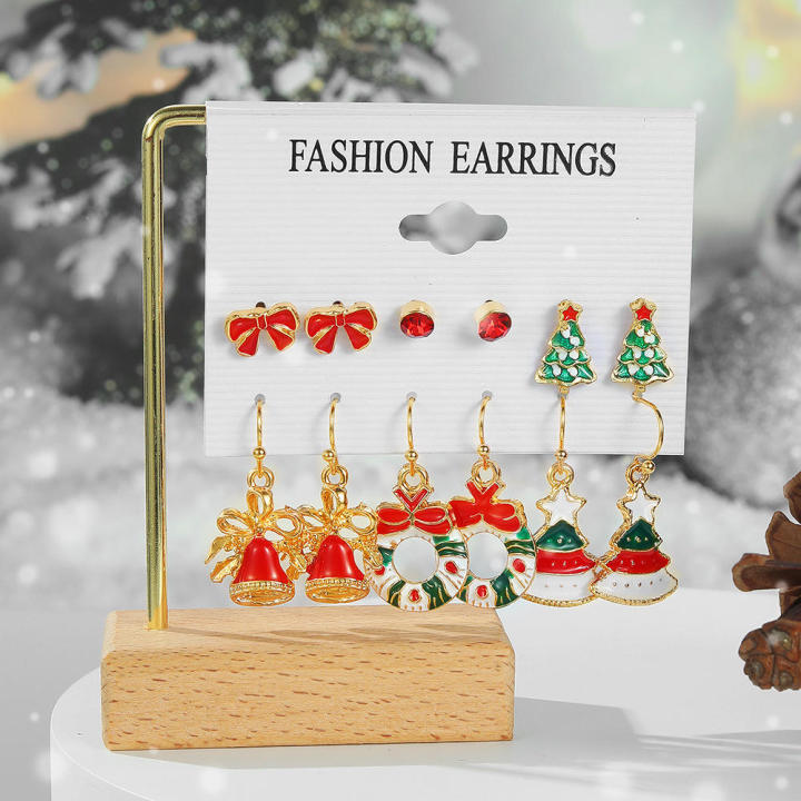 Christmas%20Gifts%20For%20Women%20Earrings%20For%20Girls%20Dangle%20Earrings%20For%20Christmas%20Christmas-themed%20Earrings%20Cute%20Holiday%20Earrings%20-%20Image%206