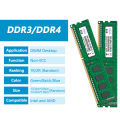 DDR3 DDR4 16GB 8GB 4GB Desktop Memory Ram PC4 1.2V 2133 21400 2666 3200Mhz PC3 1.5V 1066 1333 1600Mhz Non-ECC DIMM Memoria Ram. 