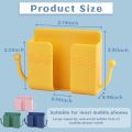 Wall Phone and Remote Control Holder Self-Adhesive- Hook Wall Mount Sticky Mobile Phone Holder, Wall beside Organizer- 1Pcs. 