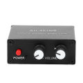 Mini Sound Mixer 2 in 1 Out 3.5mm Port Compact Sound Mixer with Ground. 