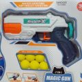 2 in 1 Magic Gun - Dual Function Water Shooting & Soft Bullet Shooting - Shoot Gun Series. 