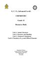 Chemistry Resource Book | Grade 12 | Unit 1,2,3-6 | English Medium. 