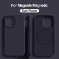 Silicone Sofafe Liquid for Mags Phone Case, for 2 Pro 4 13 15 11 1hone 1ple iP Original Magnetic Wireless Charging Case for ApMax Plus. 