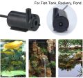1pcs Mini DC 3-6V Motor Micro Submersible Water Pump New 120L/H for mini Fish Tank Fountain Water Fall Water Circulation. 