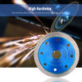 KOGEEK 105mm 4" Diamond Corrugated Saw Blade 22mm Bore Diameter Grinding Wheel Grinding Disc for Cutting Grinding Polishing of Concrete Granite Masonry Stone Ceramics Terrazzo Marble Blue. 