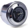 2PCS Motorcycle Quartz Clock and Thermometer 7/8Inch Waterproof Bike Handlebar Watch Aluminum Universal Accessories. 