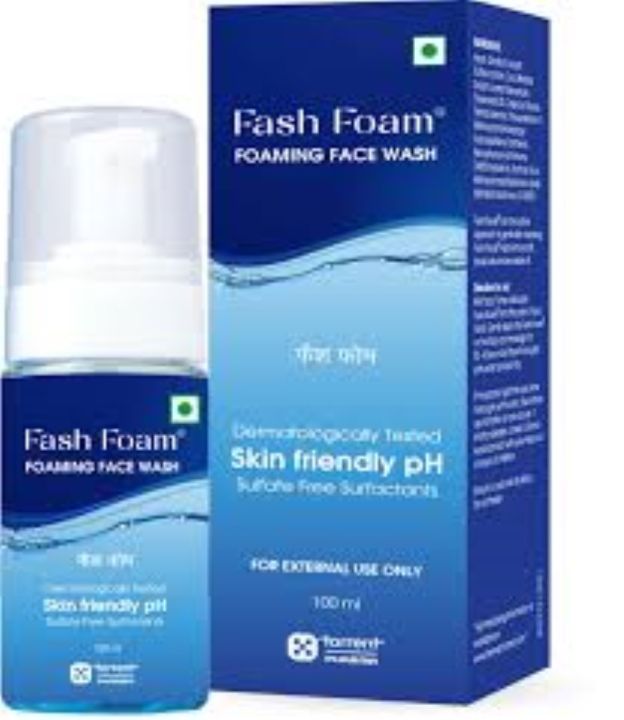 Fash Foam Foaming Face Wash | Skin-Friendly pH | Sulfate-Free 100ML