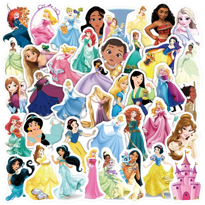 20/40pcs%20Princess%20Stickers%20Disney%20Princess%20Fairy%20Stickers%20for%20Laptop%20Scrapbook%20Journal%20Kids%20Girls%20Boys%20Stickers%20-%20Image%205