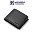 MENSPE Men Wallet Soft PU Wallet Business Wallets High Quality PU Leather Coin Bag Zipper Multi-Card Position ID Credit Cards Holders Solid Color Travel Purses Coin Pouch. 