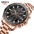 NIBOSI Brand's New Fashion, Business, Deluxe Time Code Watch, Sports Quartz Men's Watch. 