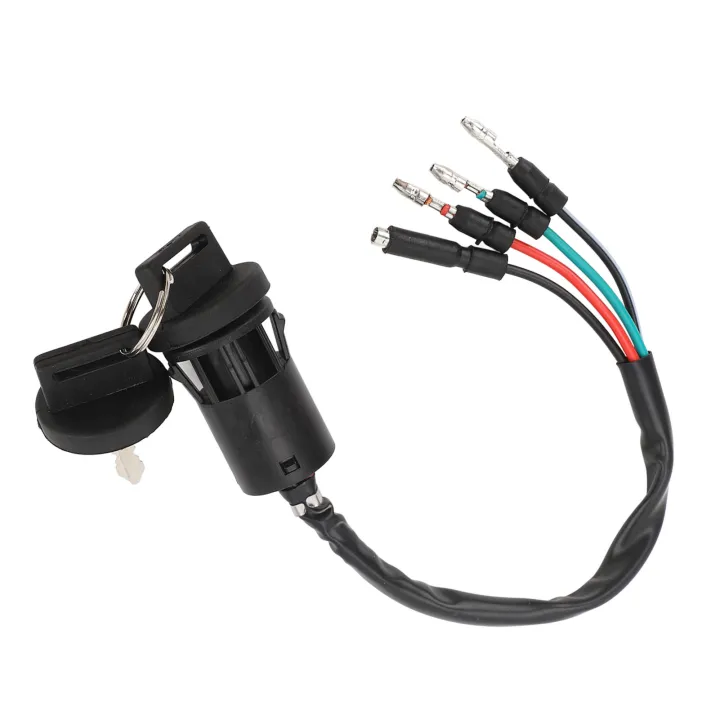 ATV%20Ignition%20Switch%20Key%20Ignition%20Starter%20Switch%20Professional%204%20Wire%20Sensitive%20for%20FourTrax%20125%201985%20To%201986%20-%20Image%204