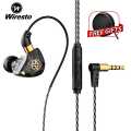 Wiresto X6 Original In Ear Wired Headphones Handfree Universal Extra Bass Headset Soundproof HD Mic with Free Storage Box. 