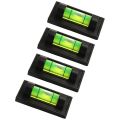 NCANRUI 4Pcs Magnetic for Leveling Phonograph,Camera, Tripod, Machines, Spirit Level Measuring Tools (Magnetic). 