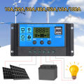100A 12V / 24V Solar Charge Controller PWM Intelligent Regulator With USB 5V 2.5A. 