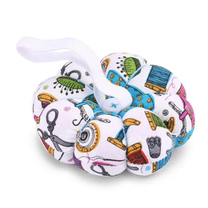 1%20pcs%20Creative%20Pumpkin%20Ball%20Shape%20Needle%20Pin%20Cushion%20With%20Elastic%20Wrist%20Belt%20-%20Image%204
