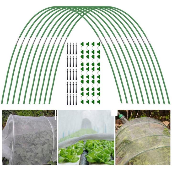 Gardening Stake Fabric Netting Greenhouse Kit Frost Protection