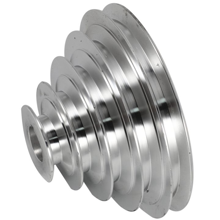 1pc Aluminum 5 Step A Type V-Belt Pagoda Pulley Outter Dia 54-150mm