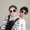 Silicone Frame Panda Sunglasses Fashion Children Sunglasses Anti-UV Kids Sun Glasses for Girls. 