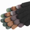 Winter Men Women Knitted Gloves Screen Touch High Quality Male Mitten Thicken Warm Wool Cashmere Solid Color Men Business Gloves. 