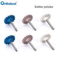 6Pcs/Set Dental Rubber Polisher Composite Resin Polishing Discs Diamond System Burs RA Dentistry Polish Wheel Spiral Flex Tools. 