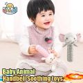 【NEW】 Infant Comfort Rattle 0-3 Years Old Handbell Soft Grasping Ball Toys Cloth Sounding Plush Toy Bed Bell Educational Baby Stick. 