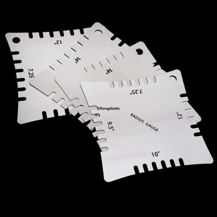159 Notch Ruler 5 Edition Fretboard Ing 4p Sutuiycs Guitar Notch Radius Gauge for ...